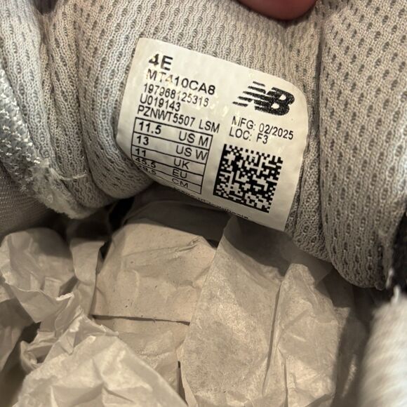 New Balance 410v8 Trail Running Shoes Mens 11.5 4E Extra Wide Hiking New Outdoor - Picture 8 of 9